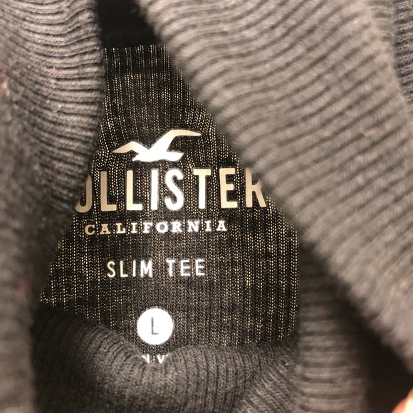 Ribbed turtle neck long sleeves - Picture 3 of 3